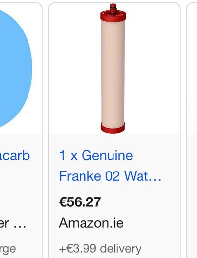 Genuine Franke 02 Water Filter Cartridge