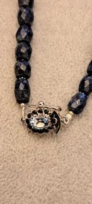 sterling silver lapis lazuli necklace