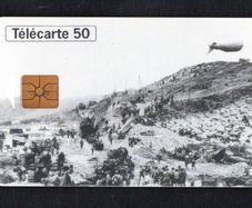 1994 France 50 unit 50th Anniversary of Landings at the Liberation of France showing Omaha beach (Gemplus) Call card