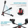 72.4-Inch Aluminum Camera Tripod Monopod with 360-Degree Rotatable Center Column and Ball Head, Quick Shoe Plate, Bag for DSLR Camera, Video Camcorder, Travel, and Work, Load Up to 33 Pounds Image 6