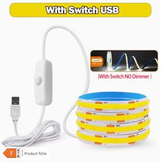 5M COB LED Light Strip High brightness light
