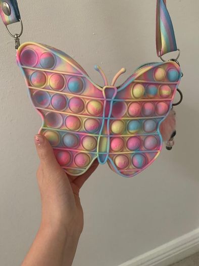 Pop it kids Handbag (with keychain)