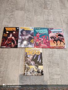 The walking dead and wonder woman comics