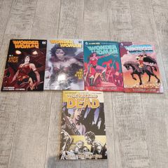 The walking dead and wonder woman comics