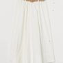 Beautiful 100 % cotton skirt. Size S. color cream. Image 3
