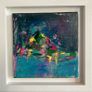 Original Abstract Painting Framed Original Abstract Painting Contemporary Irish Art Floral Art Image 2
