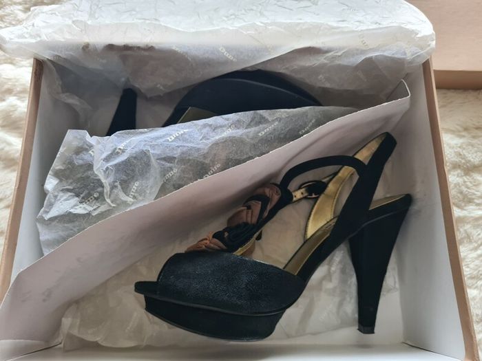 Dune black sandal