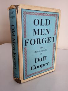 Old Men Forget: The Autobiography of Duff Cooper (Viscount Norwich) (RB214)