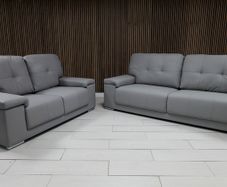 Hanson Fullback Leather Sofa Set