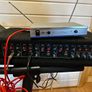 Full PA Sound System 2 Speakers Stands + Dual Wireless Mics Image 2