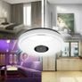 60W LED Full Color Ceiling Light RGB Dimmable Bluetooth Music Speaker APP Remote Image 4