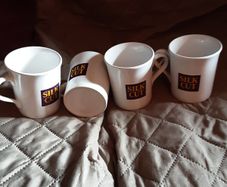 silkcut collection,  ashtrays & mugs
