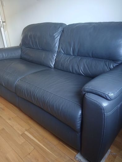 Leather couch