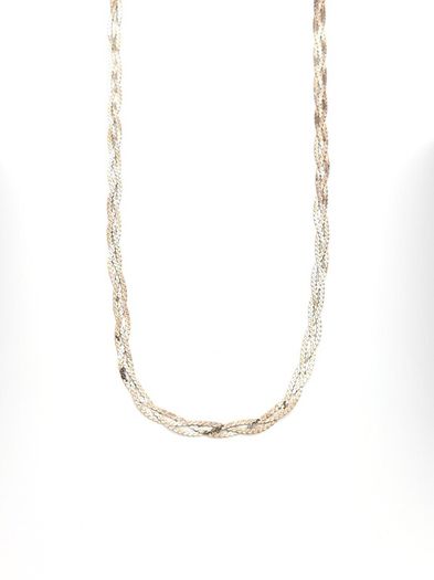 Vintage Italian Designer Milor Sterling Silver Multistrand Chain