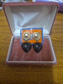 Vintage Heart Earrings