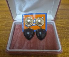 Vintage Heart Earrings
