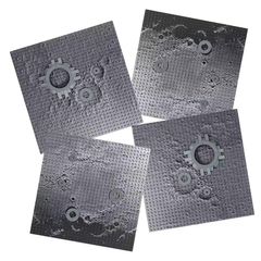 Lunar Moon Baseplate 32x32 Dots LEGO-Compatible 10x10 Inch