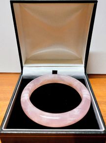 Pink Jade Child's Bangle