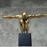 Large bronze statue on custom stand Image 4