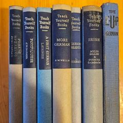 Teach Your Self Books X 7 Vintage 1950s-60s Hardback In Good Condition.