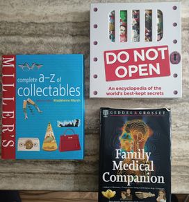 3 Hardbound Collectible Books