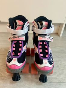 Senhai Adjustable Quad Rollerskates UK Size 1 - 3