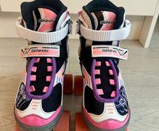 Senhai Adjustable Quad Rollerskates UK Size 1 - 3