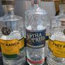 Empty Bourbon Whiskey Glass Bottles Image 4