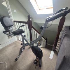 Folding exercise bike.