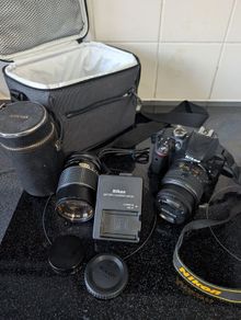 Nikon D3300 DSLR Bundle  ONLY 86 Shutter Actuations