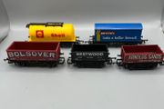 Hornby Freight Wagons x 5 - 00 Gauge