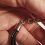 Original Sterling Silver and Leather Bracelet Image 4