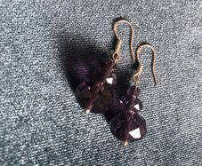 Sterling silver drop earrings