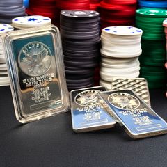 1 oz Silver Bars (Plated)