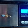 Vintage 9ct gold marquise opal pendant Edwardian style Image 4