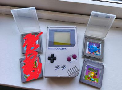 Gameboy DMG-01 + 2 Games