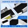 2PCS Telescopic Wheelchair Ramps, 4FT - 122L x 18.9W cm Portable Threshold Ramps,272kg Capacity,for Home Front Door Stair Steps Image 4