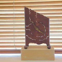 Metal & Marble Clock