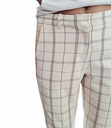Tory Burch windowpane check Tailored Trousers