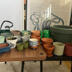 Large Job Lot of Indoor/Outdoor Plant Pots & Accessories 20 Pieces