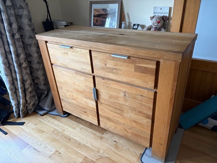Solid oak sideboard