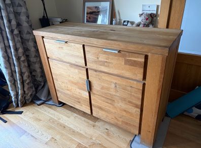 Solid oak sideboard