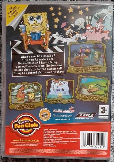 SpongeBob SquarePants: Lights, Camera, Pants! PC Fun Club Edition