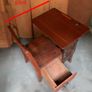Vintage 1920's American Oak Childs desk Image 3