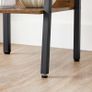 Slim Shelving Unit industrial brown bookcase 5 tier Image 5