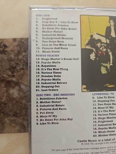 The Fall 2CD  - Live At The Witch Trials