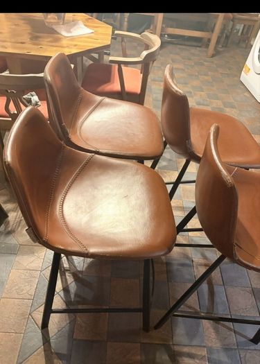 High kitchen stools