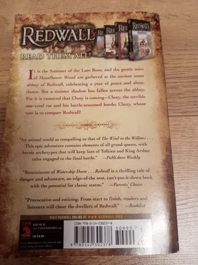 Redwall by Brian Jacques