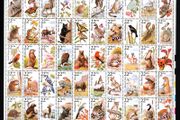 1987 USA North American Wildlife Commemorative Stamps Sheet Mint Never Hinged (MNH)