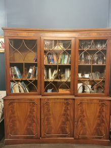 Edwardian Large Mahogany Bookcase/Cabinet